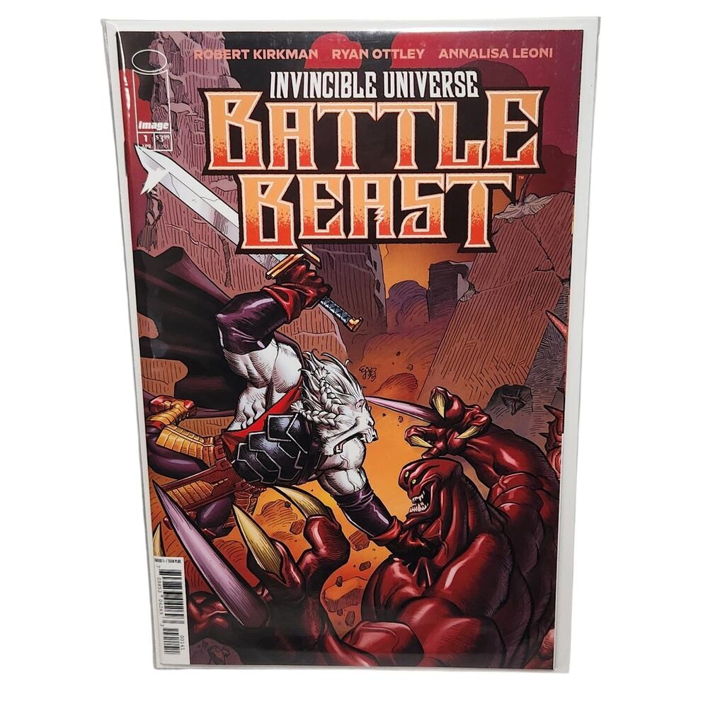 Invincible Universe Battle Beast  #1 1:10 Ratio Variant Kirkham Image NM